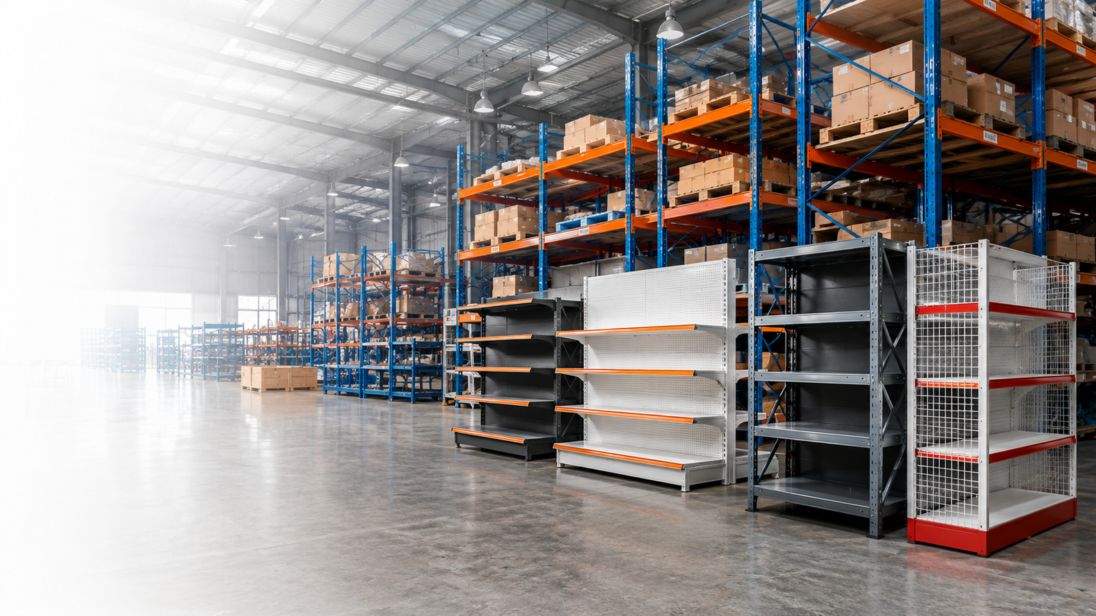 40-Unit Retail Fitout — Supermarket Racks
